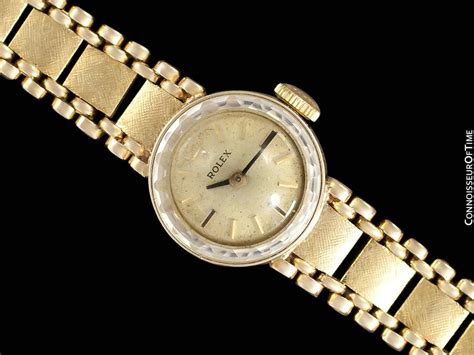 Rolex Dress Style Ladies 14Kt Solid Gold Watch circa 1970's